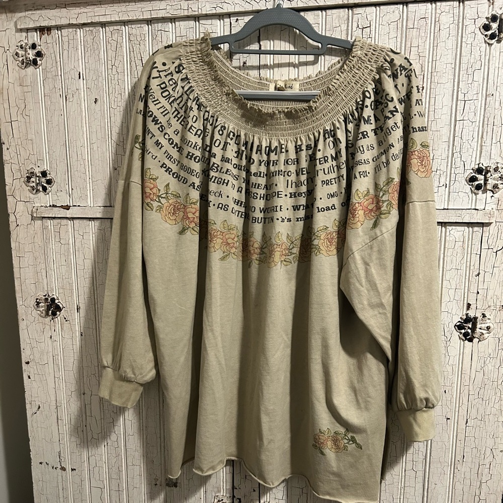 This is from A Rare Bird and is their “Southern Sayings” style.